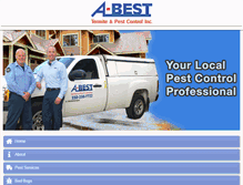 Tablet Screenshot of abestpest.com